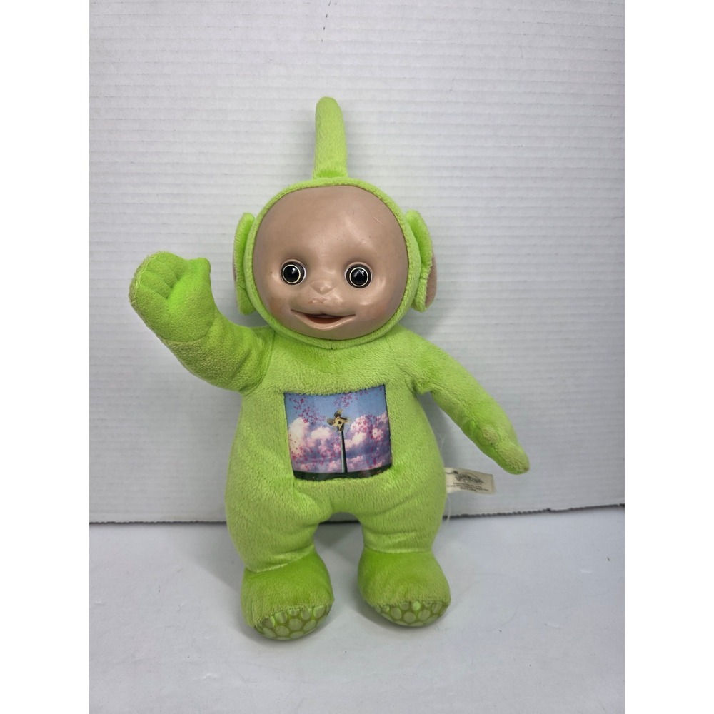 Teletubbies‎ Tinky Winky Plush Toy Green Talking Interactive 2003